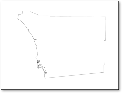 SD County Admin Boundary